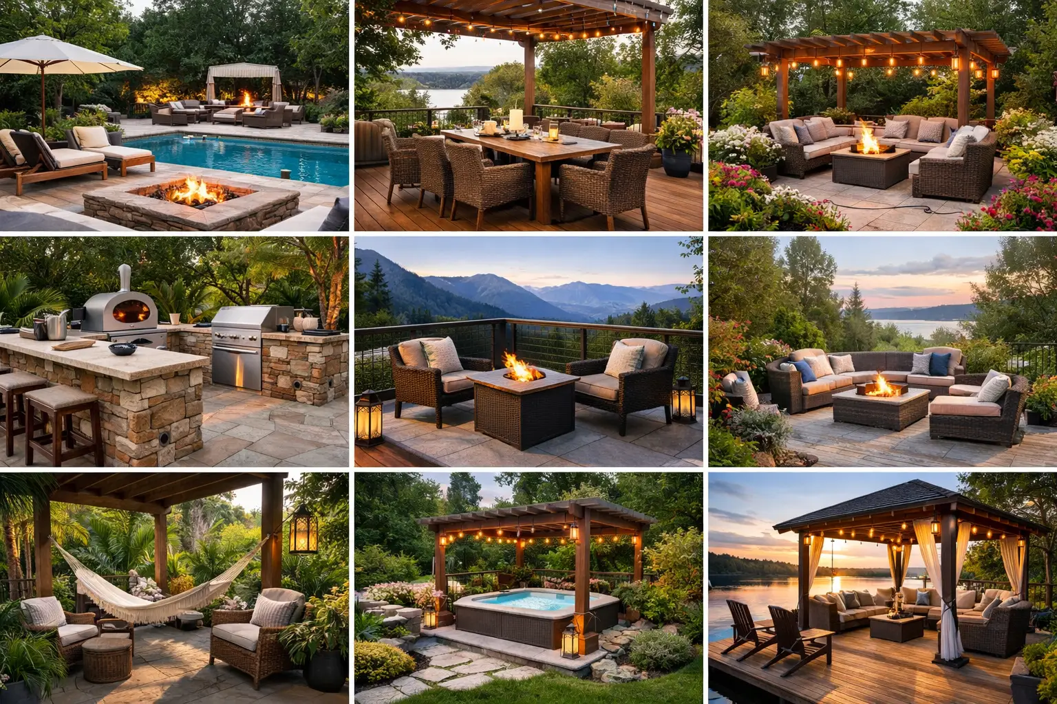 8 Types of Outdoor Living Spaces