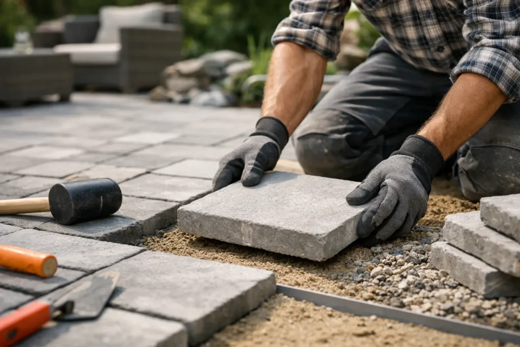 Patio Stone Installation Done Right